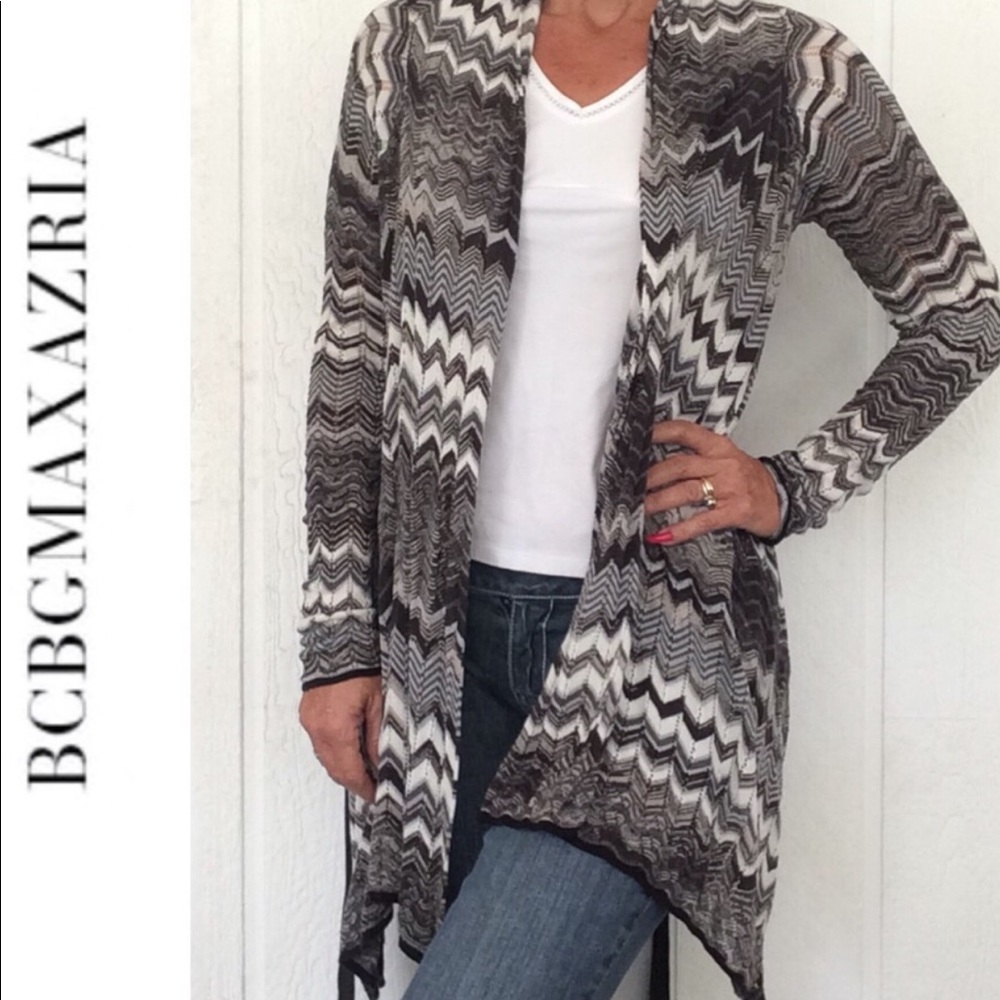 NWT BCBG MaxAzria Esmee Hi/Low Cardigan size Small